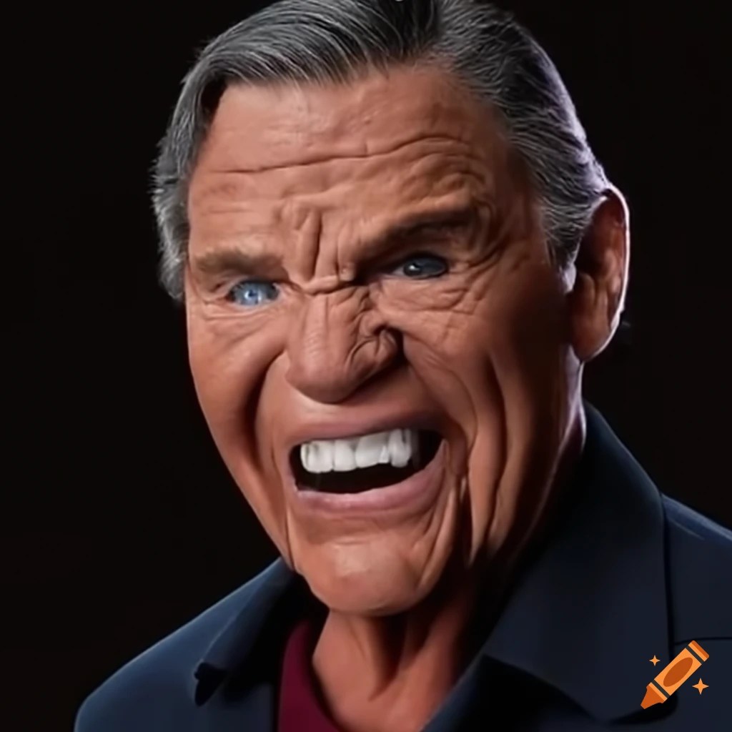 Portrait of copeland with an evil smile