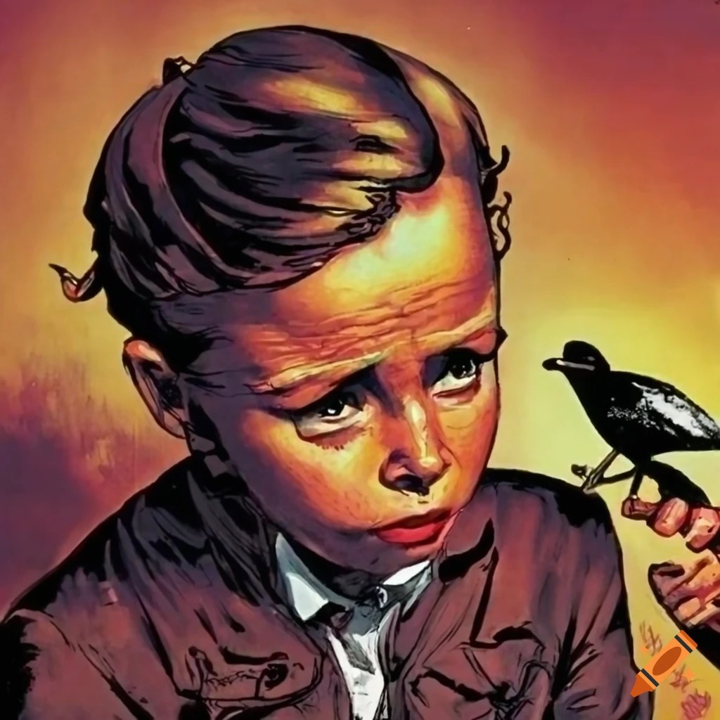 Cover of the noir graphic novel by norman rockwell
