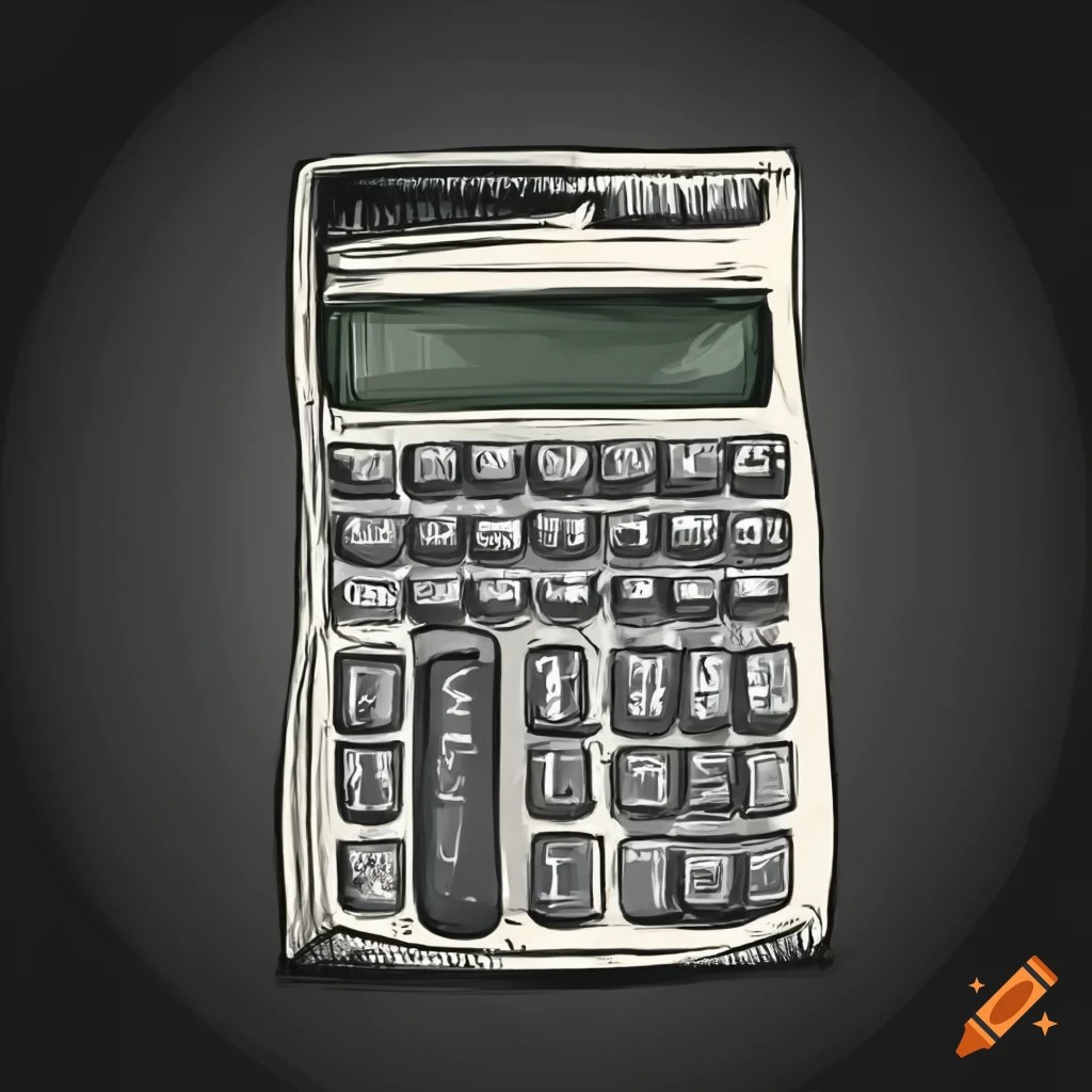 Money calculator on Craiyon