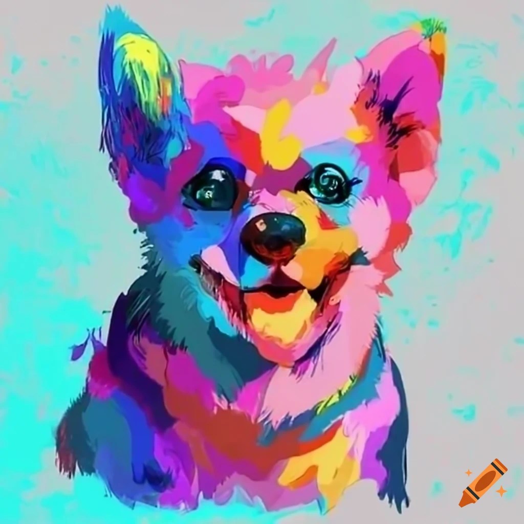 Picture of a dog on Craiyon