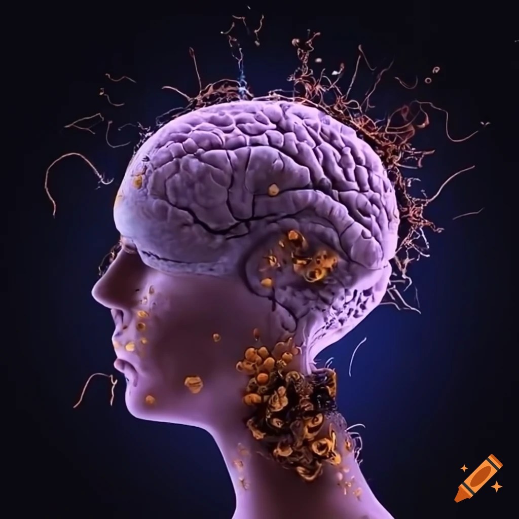 Visual representation of the intersection of biology and psychology on