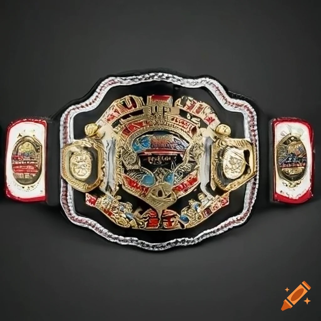 Custom title belts with t.w.o logo on Craiyon
