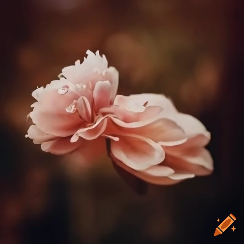 Poetic description of a blooming flower on Craiyon