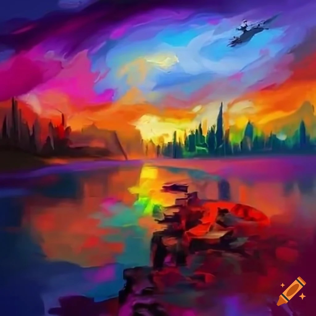 Geopolitical landscape illustration