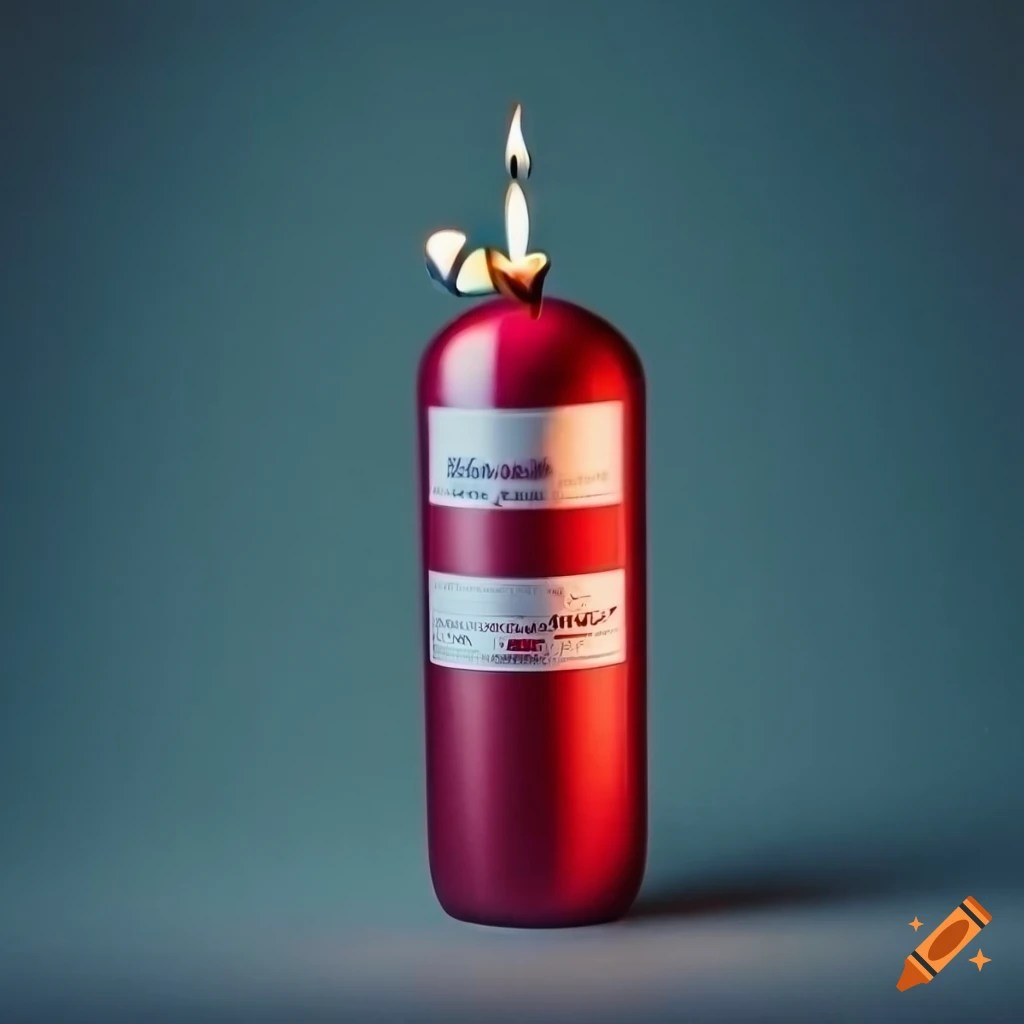 Red nitrous oxide system with nos logo and birthday candles