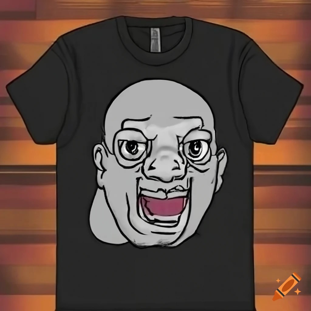 Tshirt with a popular meme design on Craiyon