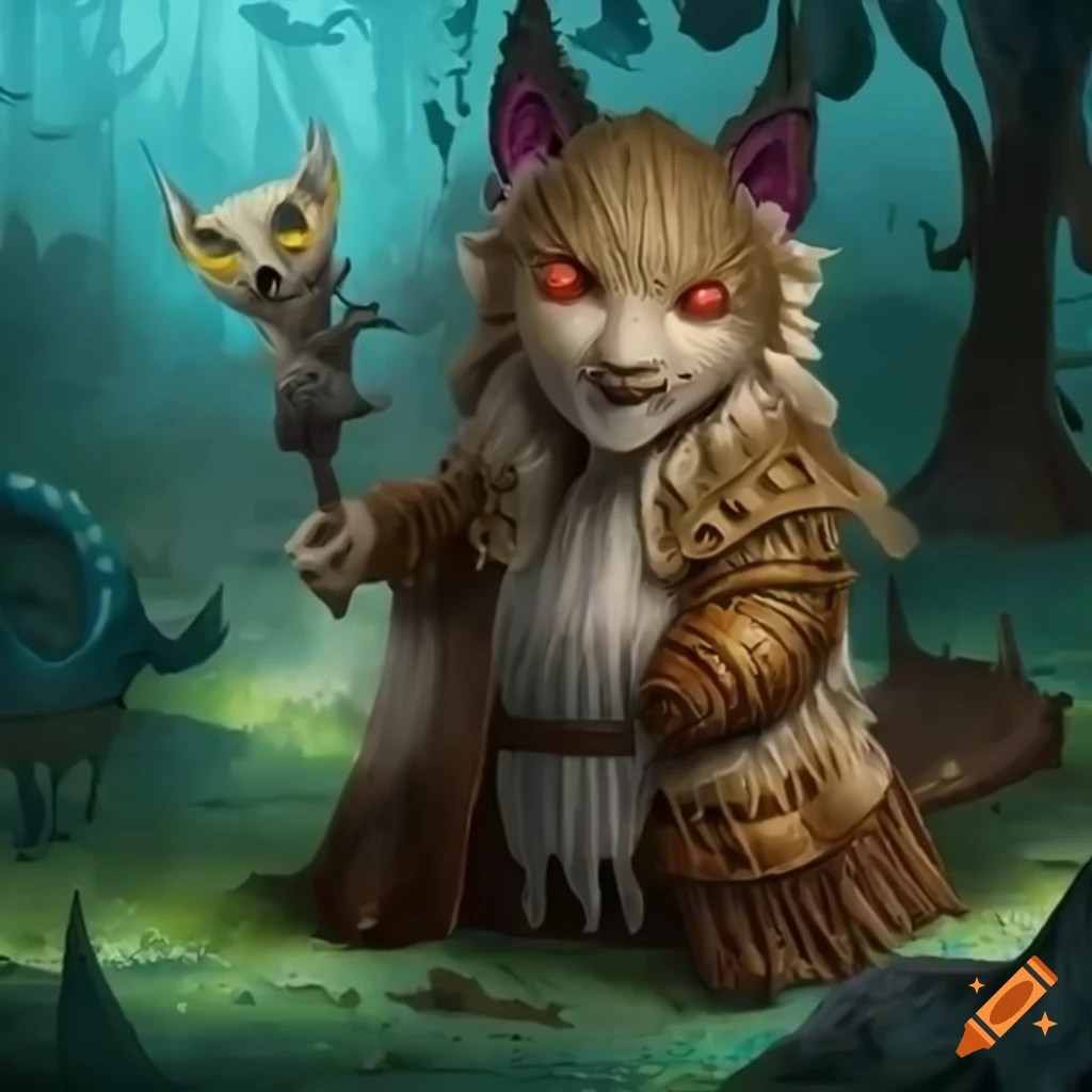 Fantasy animals board game on Craiyon