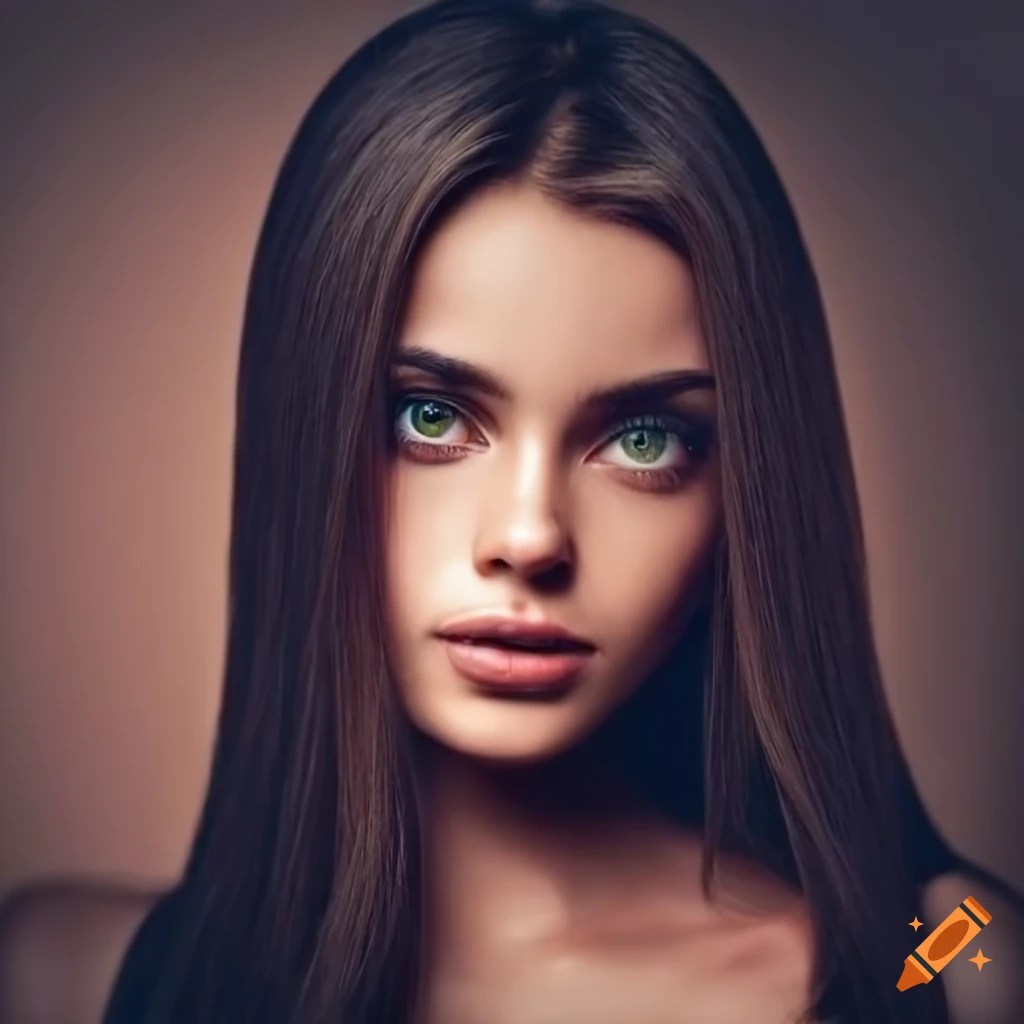 List 32+ Pictures woman with brown hair and brown eyes Excellent