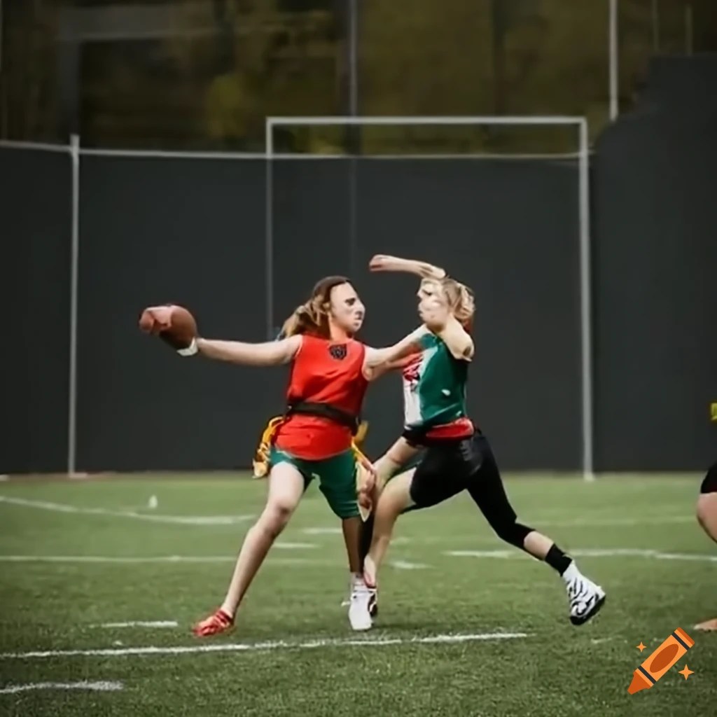 Image of flag football game