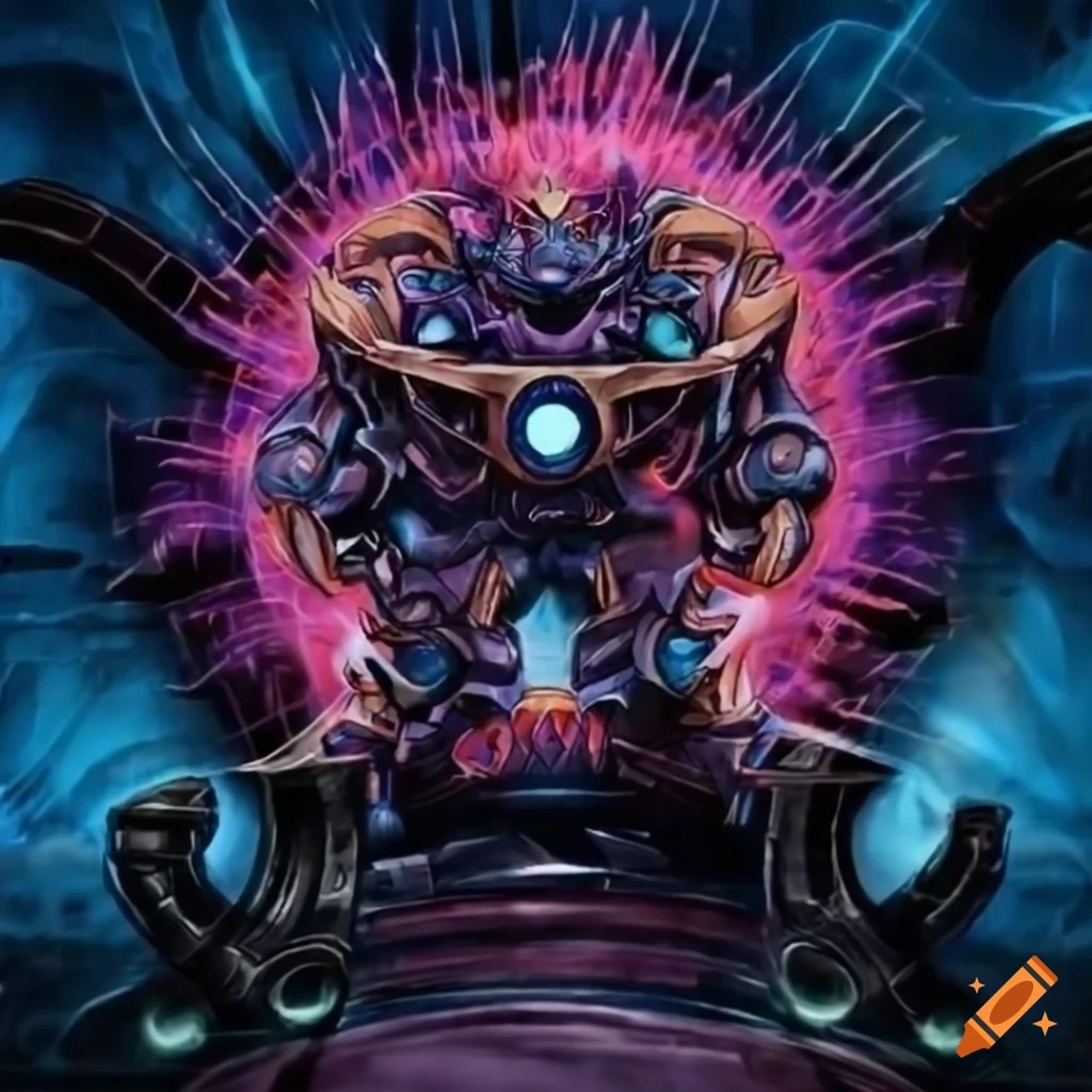Ancient gear machine earth yugioh card art on Craiyon