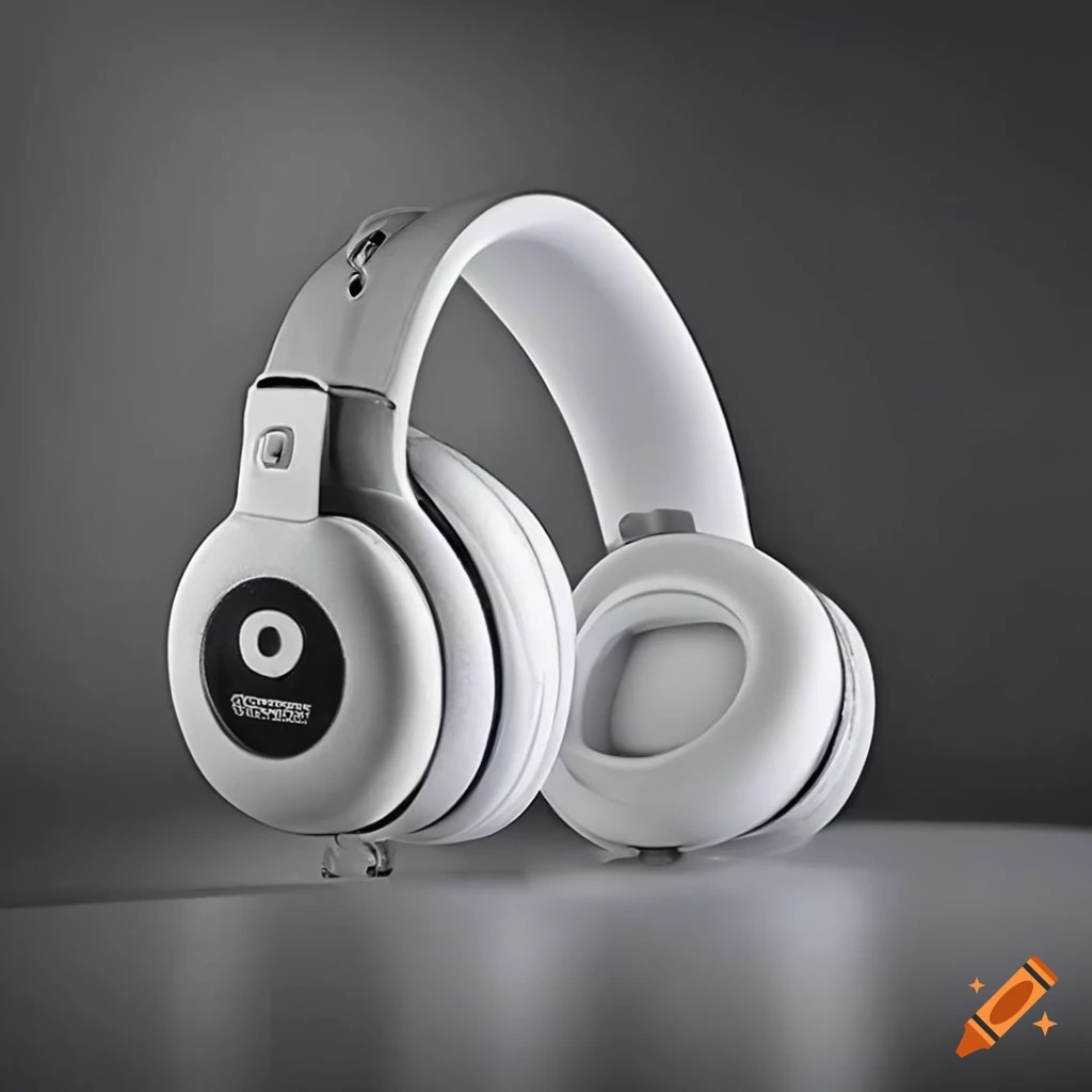 Wireless headphones with brand logo on Craiyon