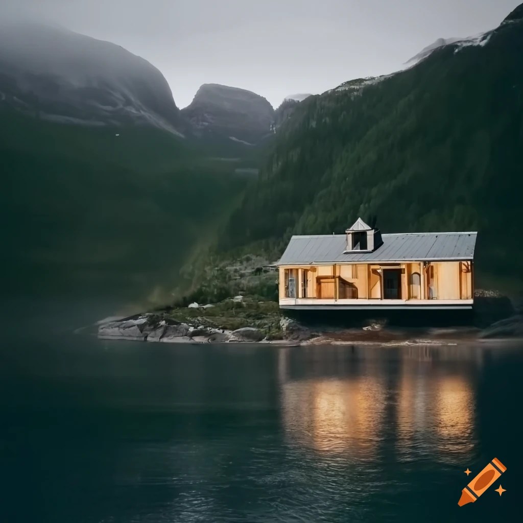 Dream holiday home in norway on Craiyon