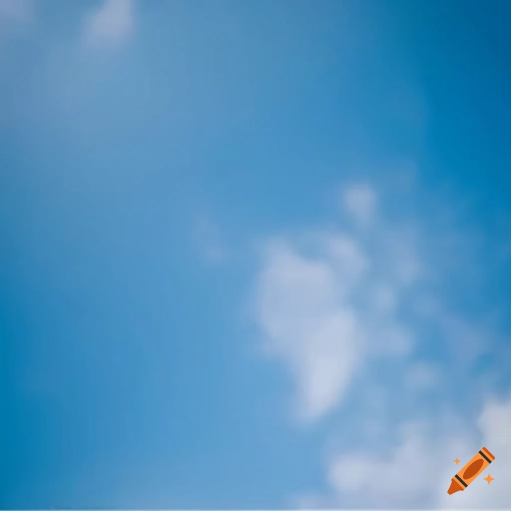 Realistic clear blue sky backdrop