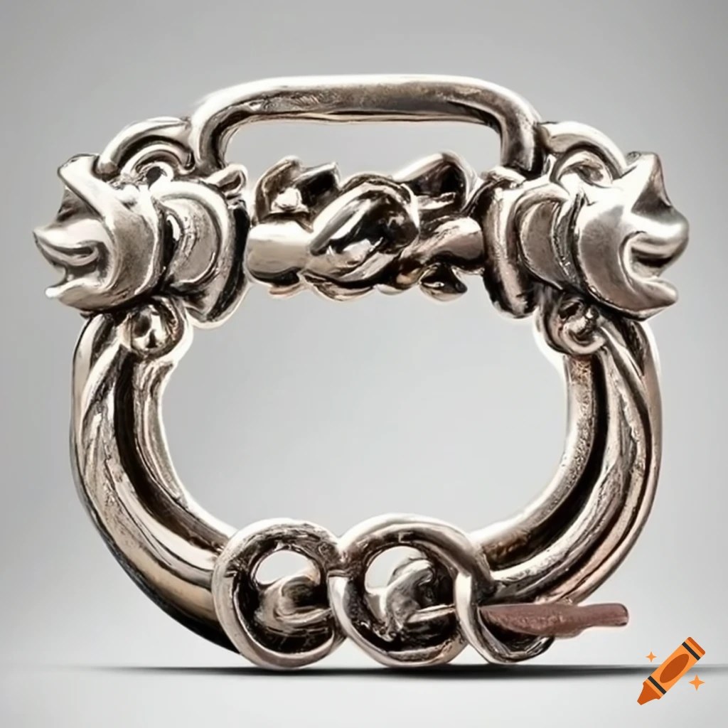 Silver buckle accessory