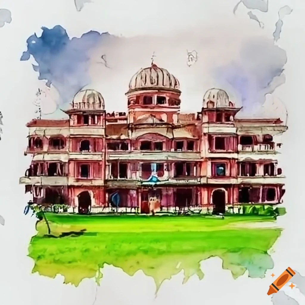 Allahabad university logo on Craiyon