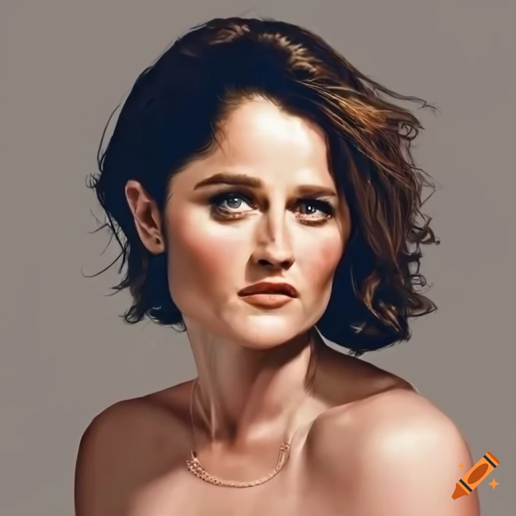 Actress robin tunney in a mysterious scene
