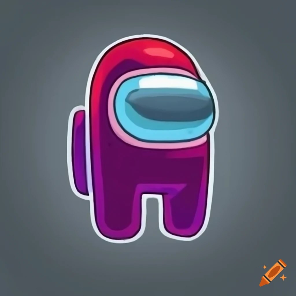 Among us crewmate character on Craiyon