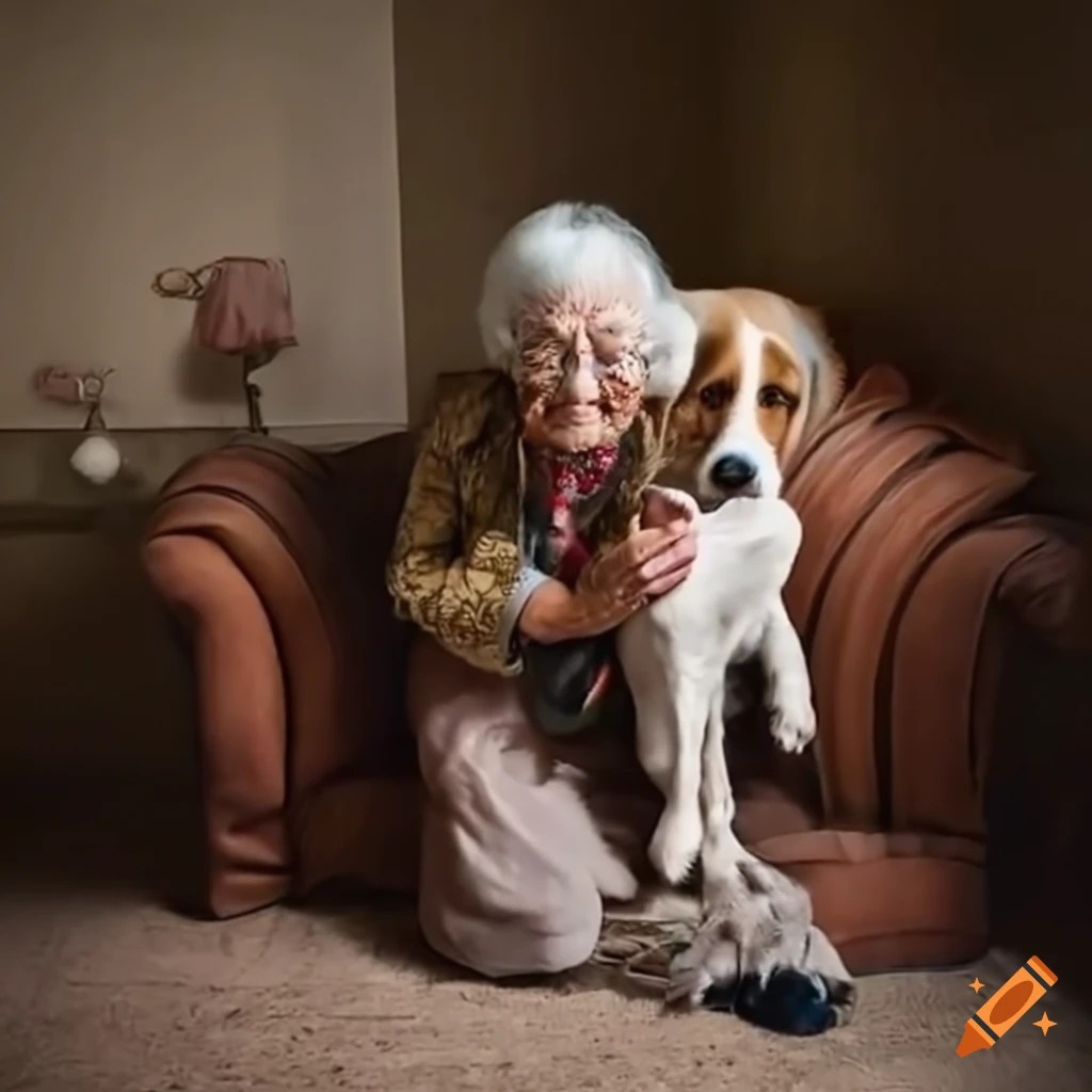 Best dog for grandma and grandpa on Craiyon