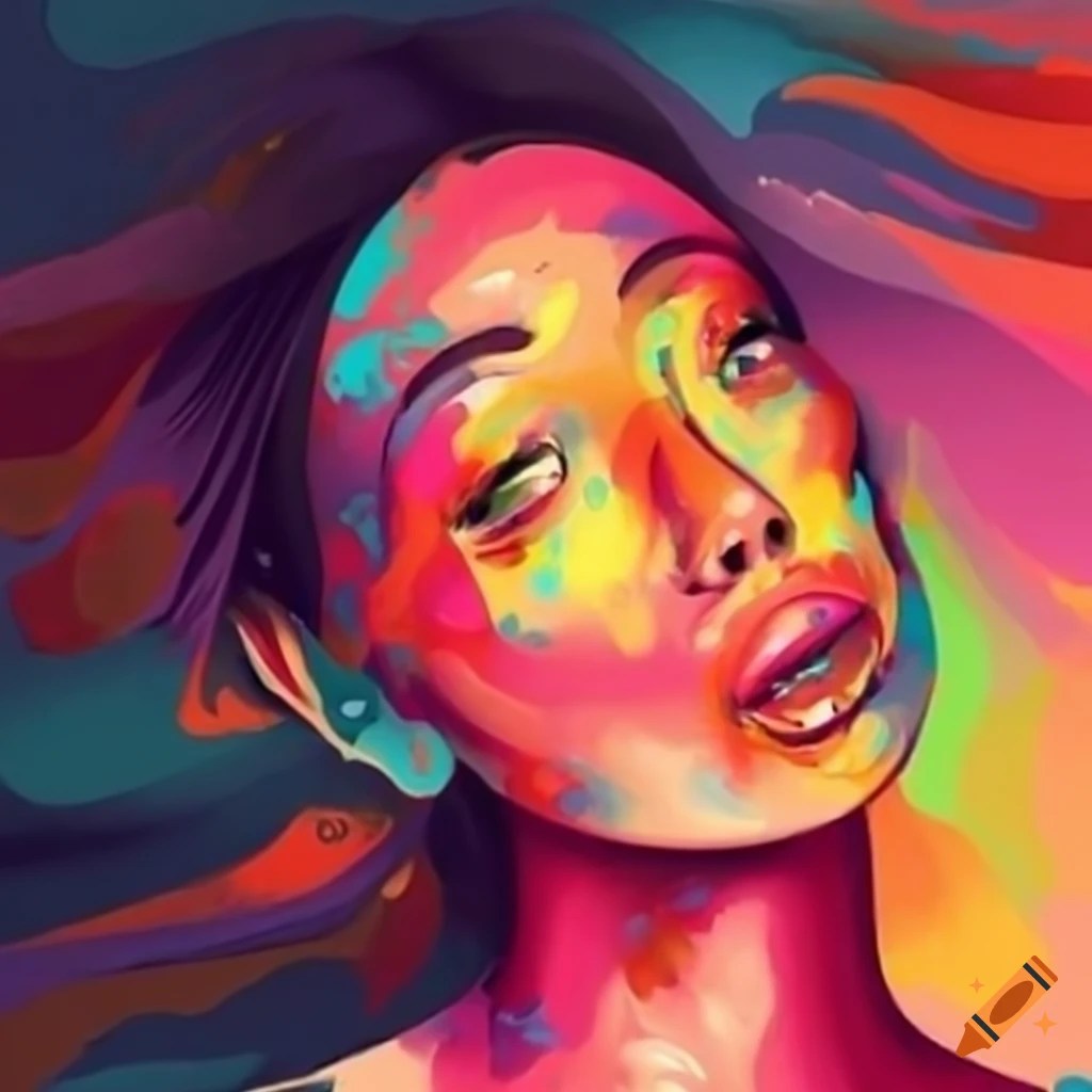 Oil paint effect on Craiyon