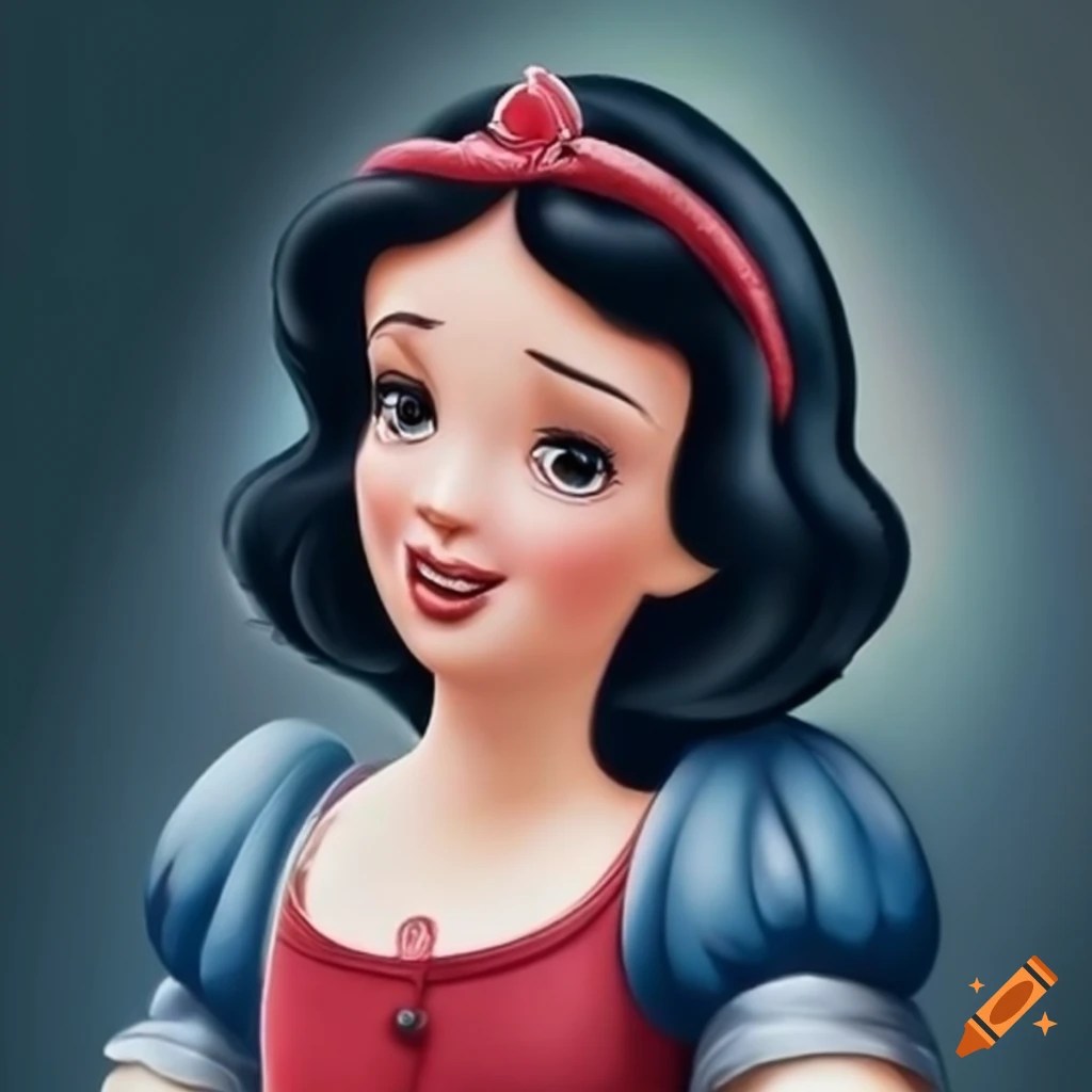 Snow white character on Craiyon