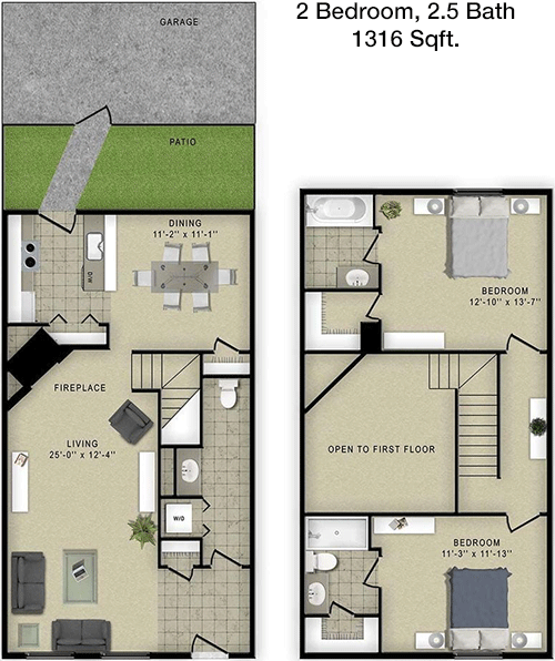 Woodway Garden Townhomes, Houston, TX