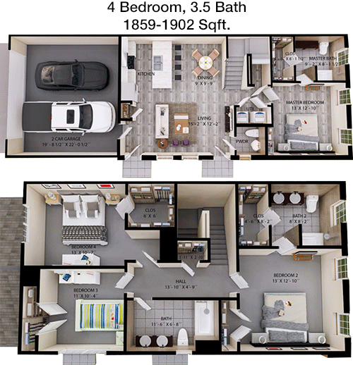 Mirror Lake Townhomes, Pearland, TX