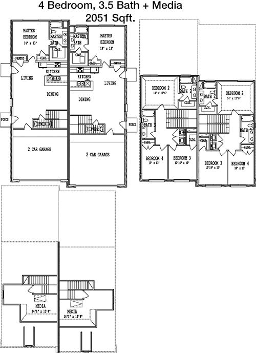 Mirror Lake Townhomes, Pearland, TX