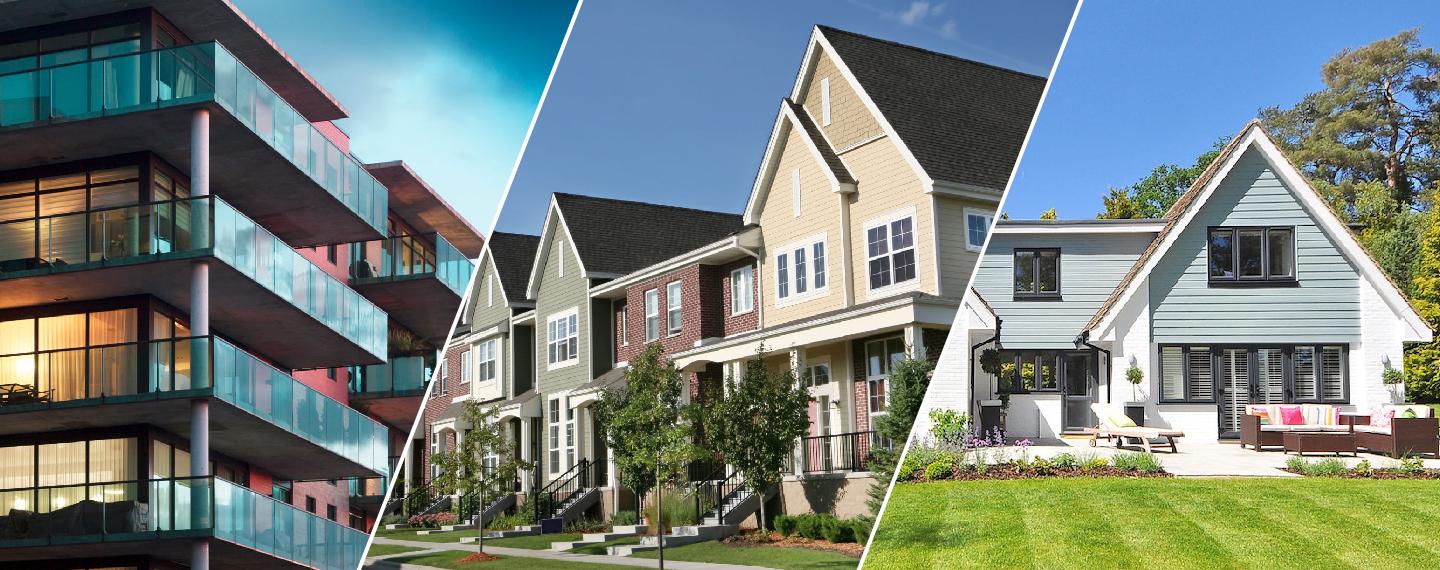 Differences Condo vs Townhouse vs SingleFamily