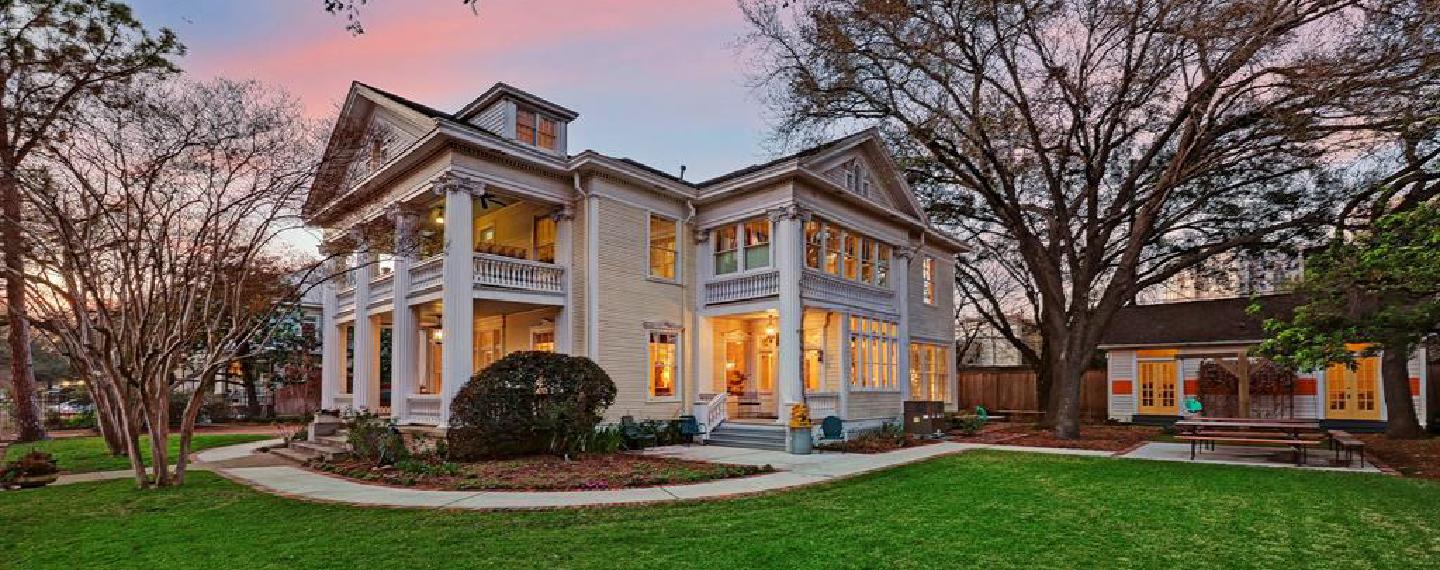 Montrose’s Avondale East Historic District Mansion For Sale