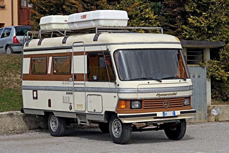 1981 Hymer Hymermobil 550 MercedesBenz [T1] in "Rocking