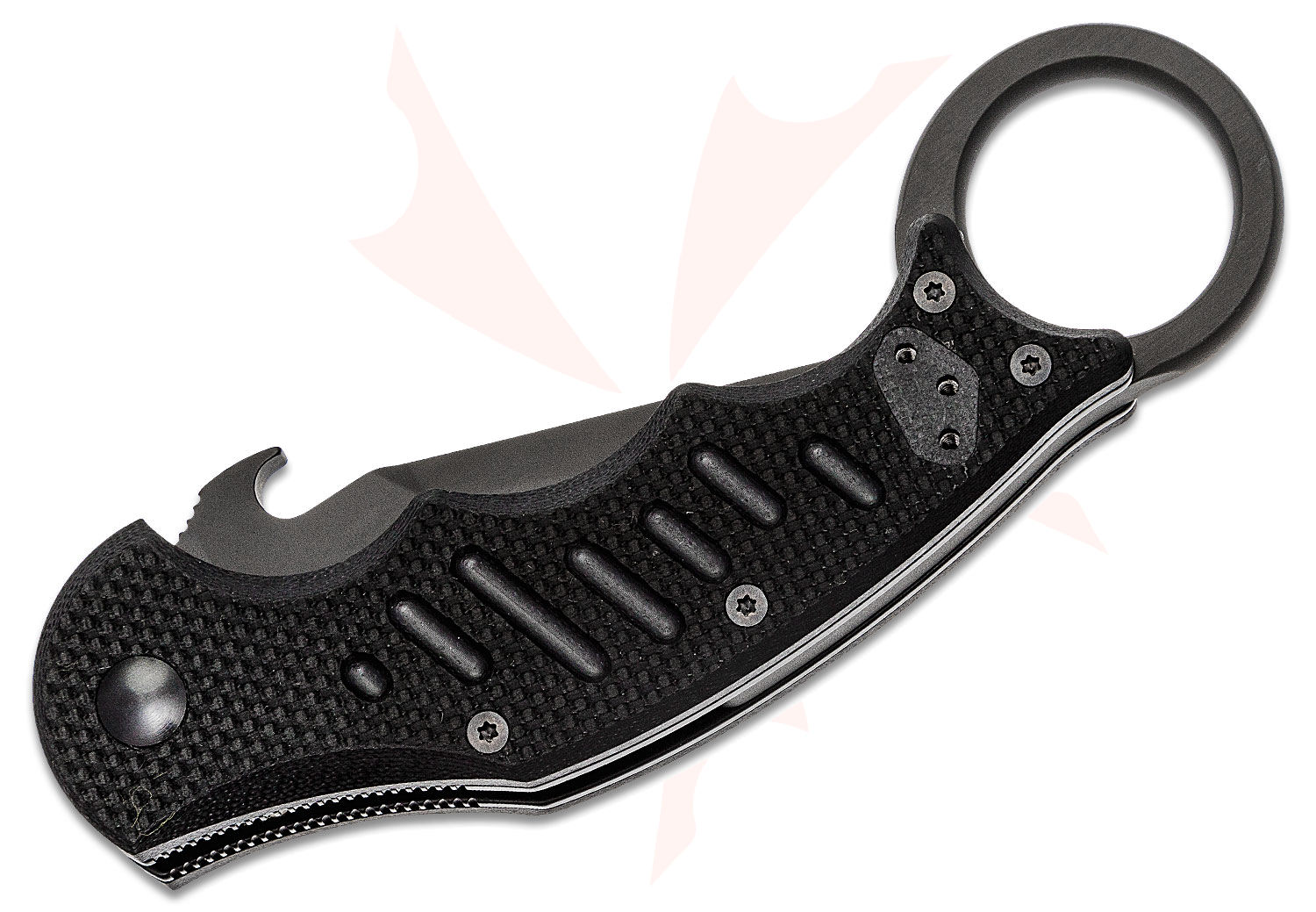 Fox FX597 Doug Marcaida Dart Folding Karambit 2.56" N690Co Black Tanto