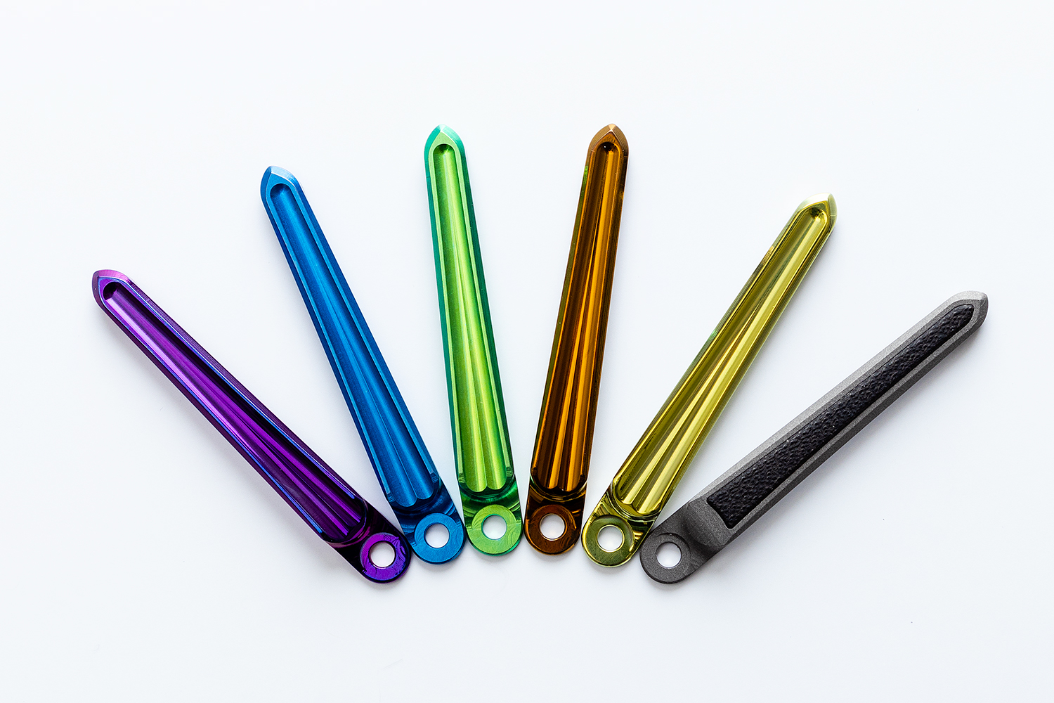 Millit Machined Titanium Clip for Chris Reeve Knives, Mill Pattern 1