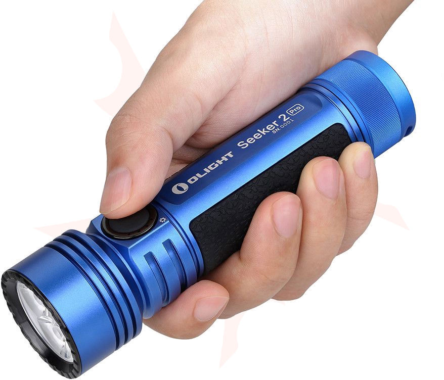 Olight Seeker 2 Pro LDock Rechargeable OntheGo LED Flashlight, Blue