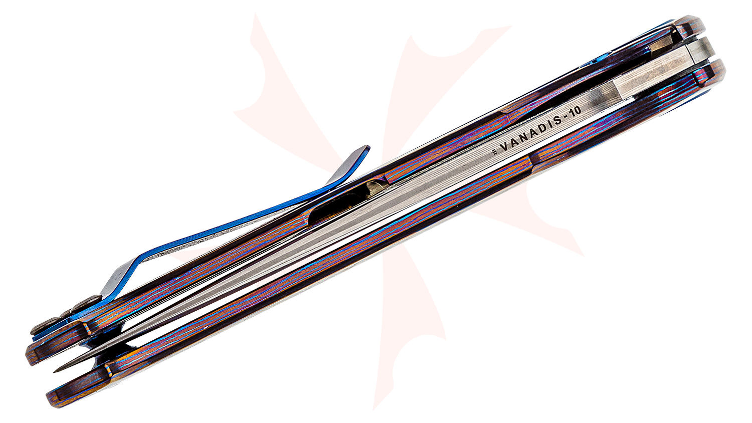 Andrei Sander Custom Fantom Flipper Knife 4.125" Vanadis10 Core