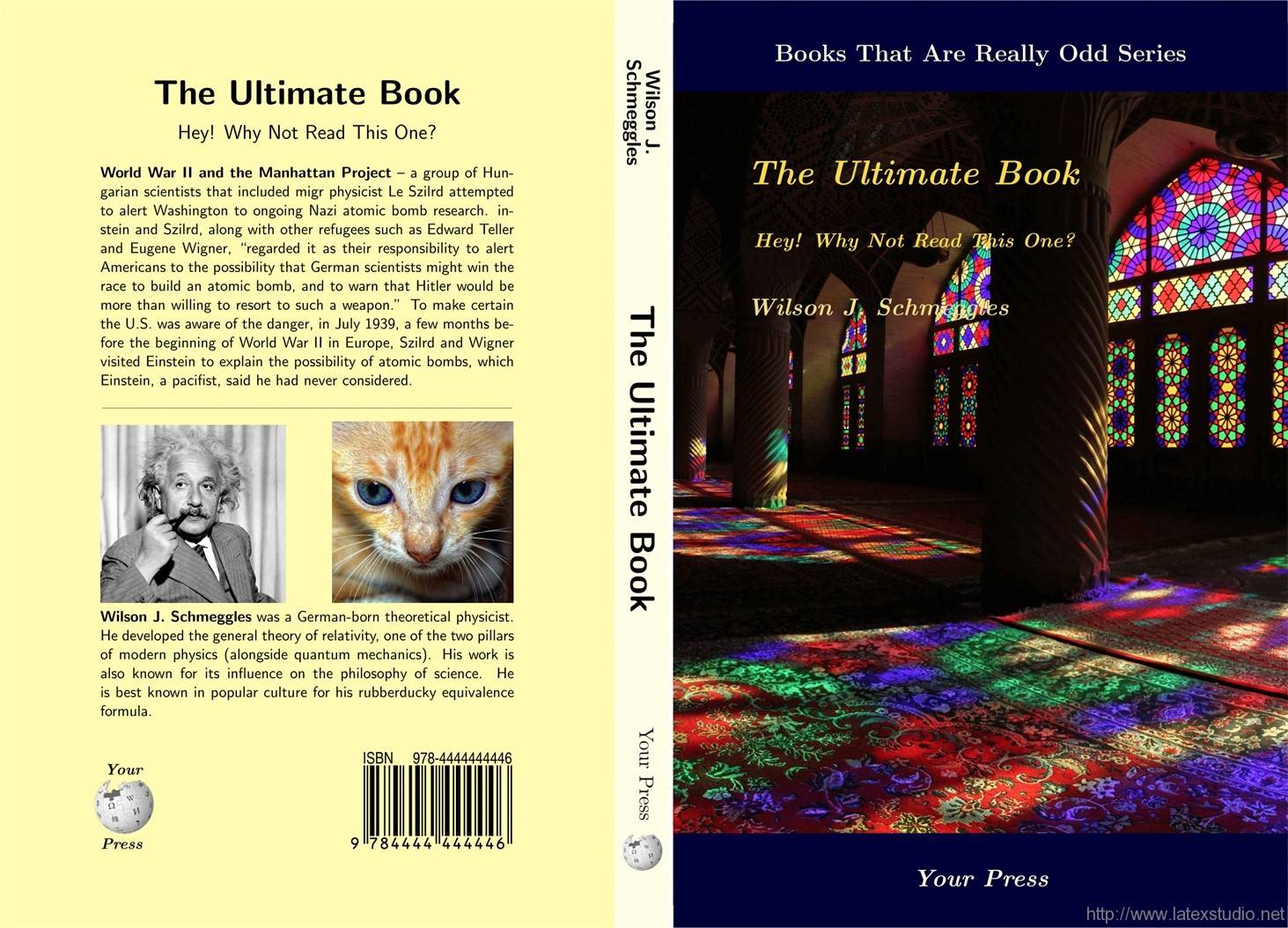 CreateSpace出版封面制作LaTeX模板 LaTeX科技排版工作室