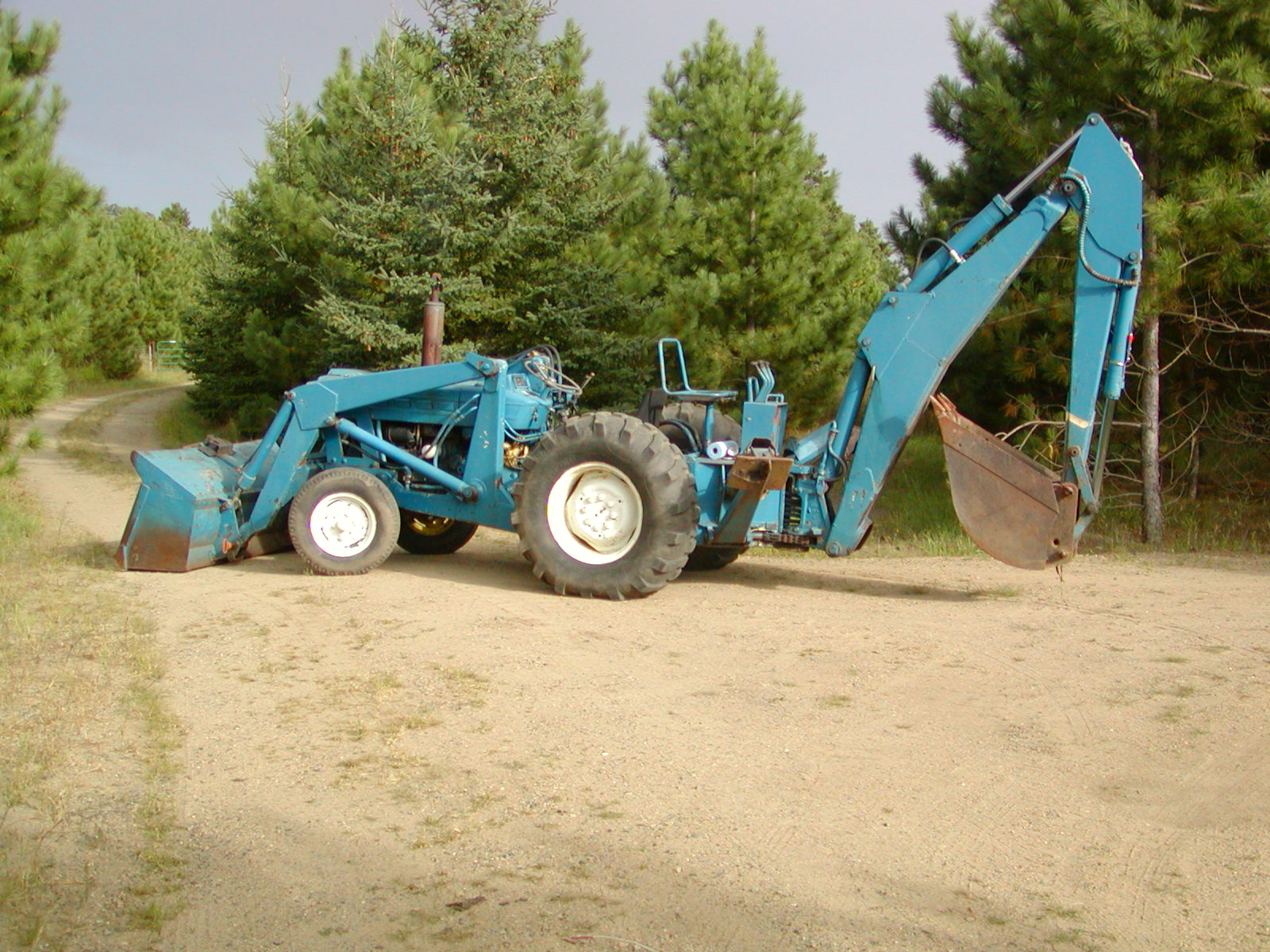 Ford 4500 TLB Tractor 740 Loader 755 Backhoe, 3 cyl diesel eBay