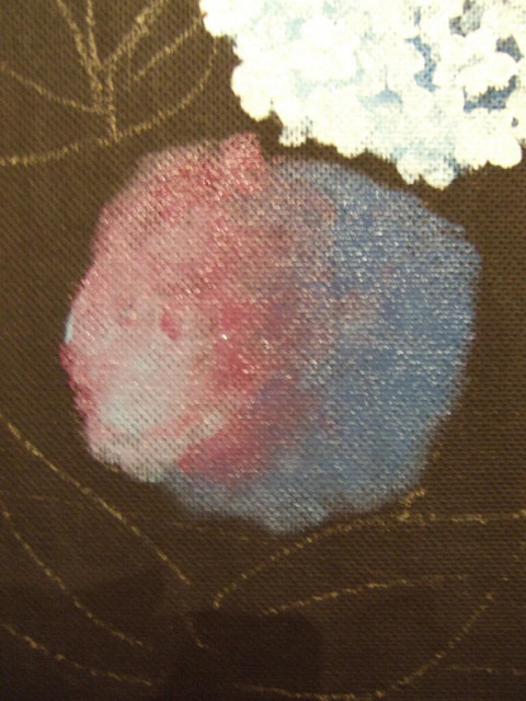 рисуем гортензию маслом