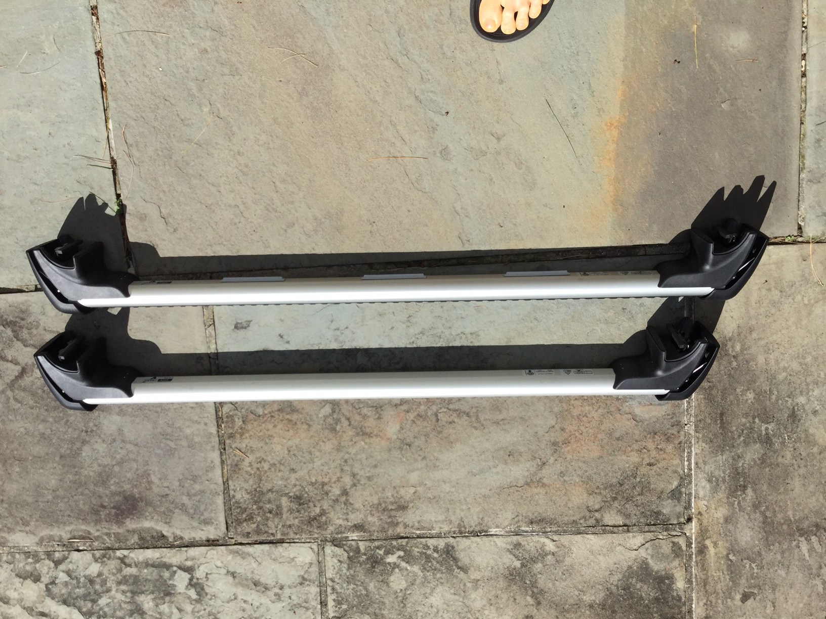 FS VII Golf Sportswagon /Alltrack Roof Rack Base Bars OEM 275 Shipped VW Vortex Volkswagen