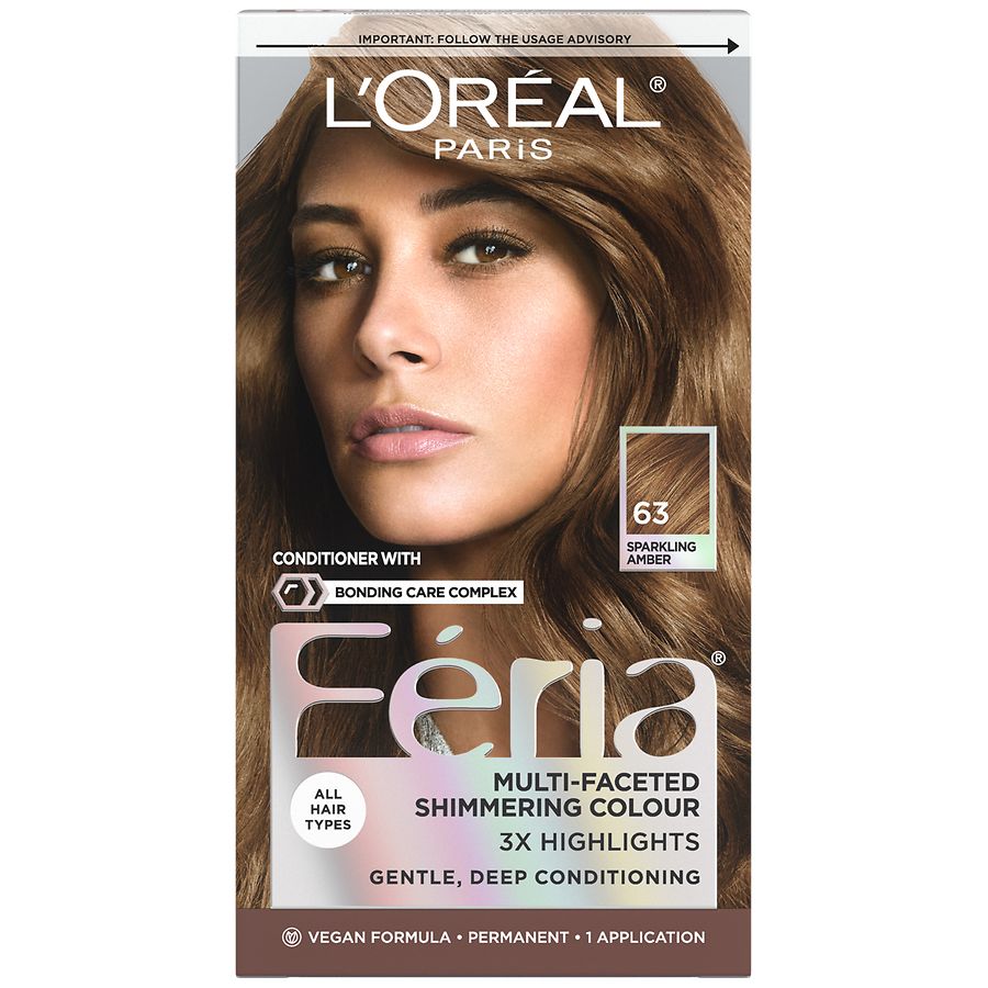 L'Oreal Paris Feria Permanent Hair Color, Light Brown 63 Walgreens
