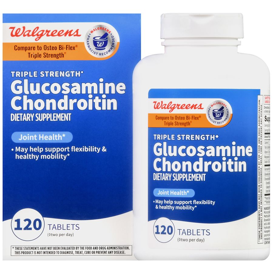 Walgreens Glucosamine Chondroitin Tablets Triple Strength (60 days