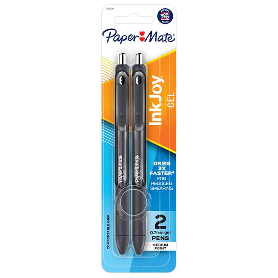 Paper Mate InkJoy Gel Pens .7 mm Black Walgreens