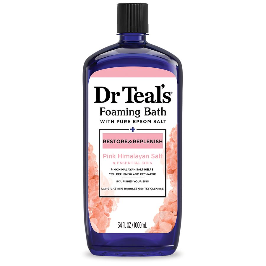 Dr. Teal's Foaming Bath Pink Himalayan Salt Walgreens
