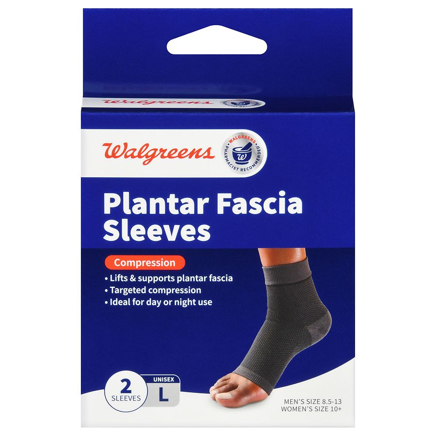 Walgreens Plantar Fascia Sleeves Large Walgreens