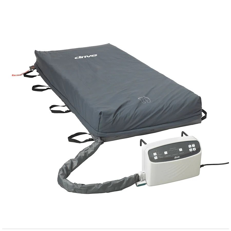 Drive Medical Med Aire Plus Low Air Loss Mattress Replacement System Black, Black Walgreens