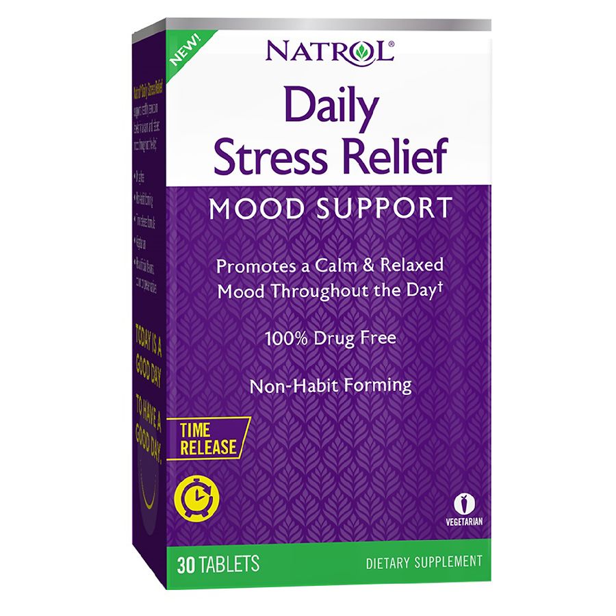 Natrol Daily Stress Relief TimeRelease Tablets Walgreens