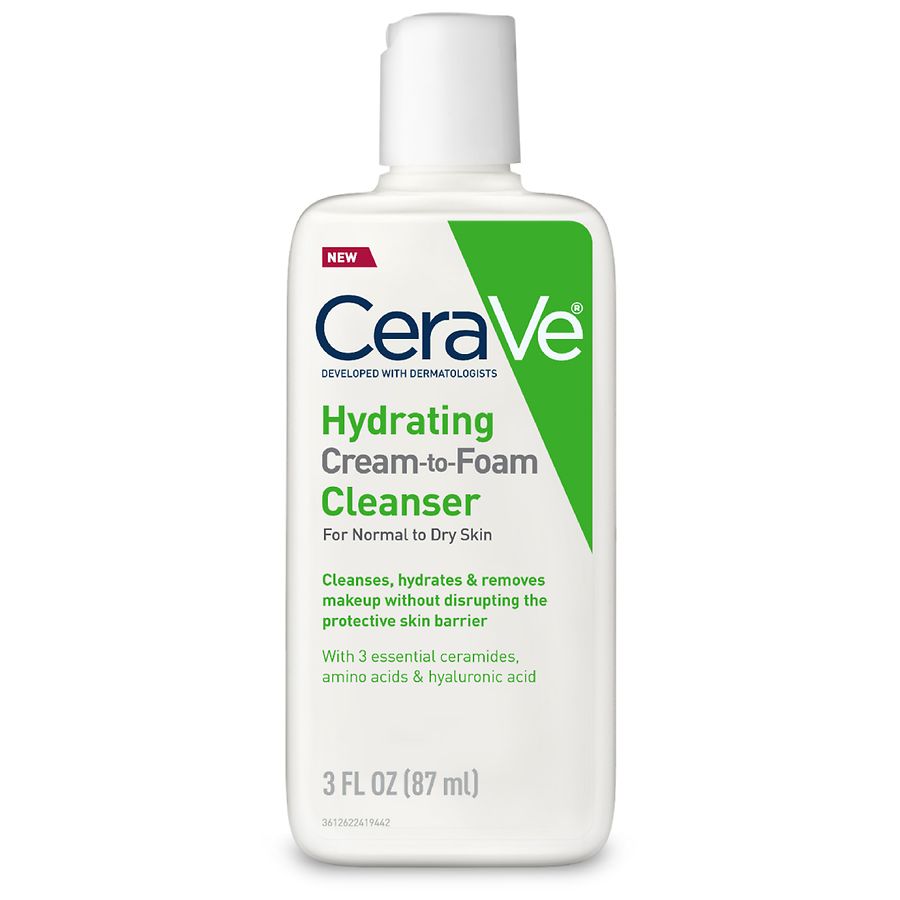 CeraVe Hydrating CreamtoFoam Face Cleanser Walgreens