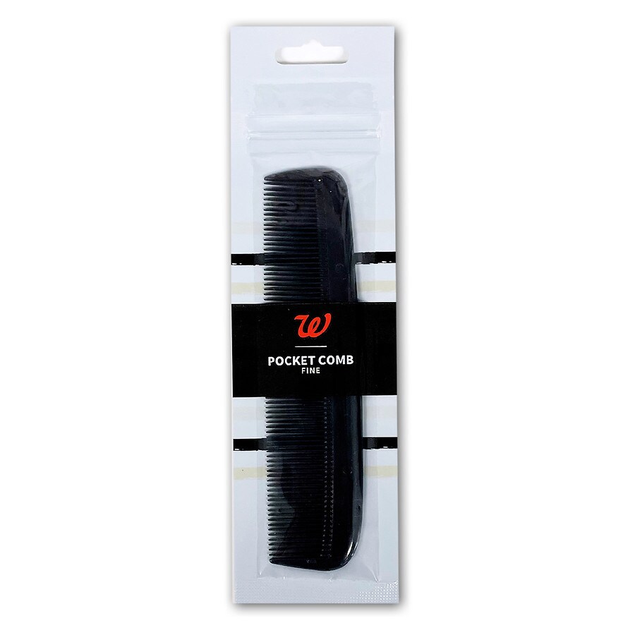 Walgreens Pocket Comb Black Black Walgreens