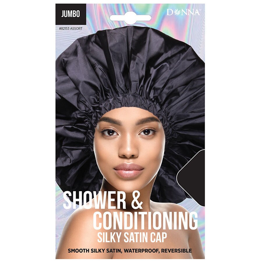 Donna Shower & Conditioning Satin Cap Jumbo Assorted Walgreens