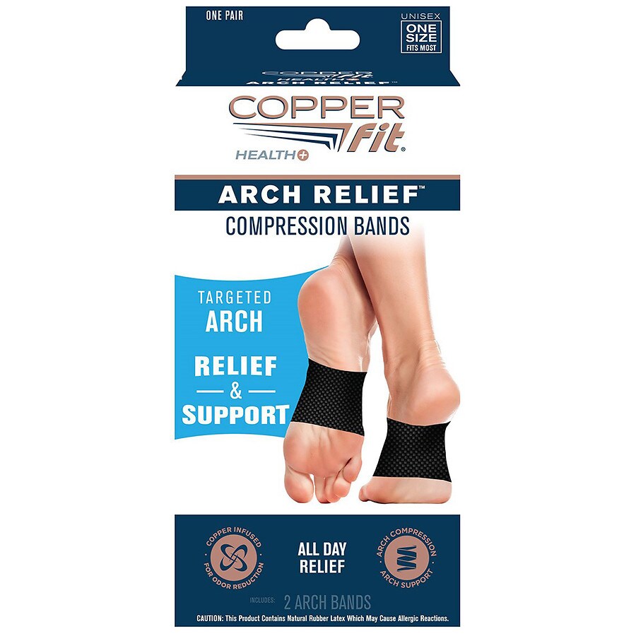 Copper Fit Arch Relief Compression Bands Walgreens