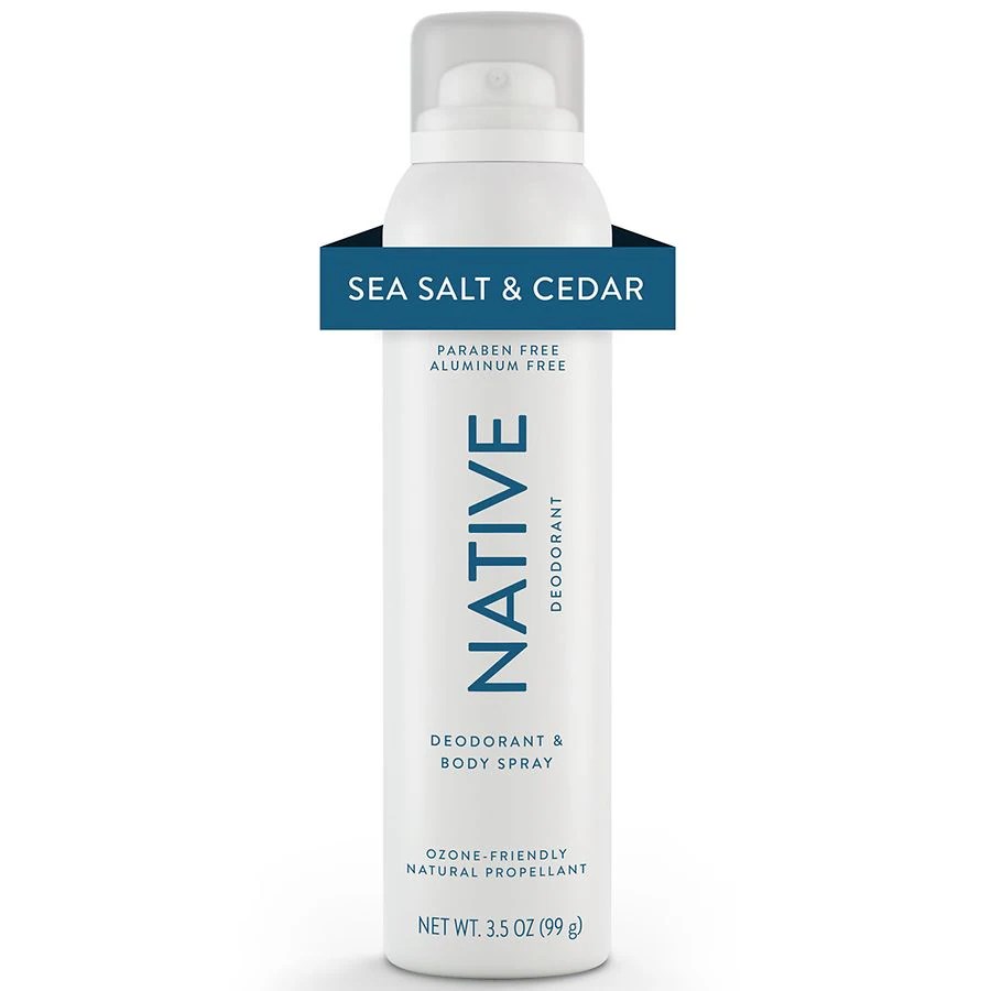 Native Aluminum Free Deodorant Spray Sea Salt and Cedar Walgreens